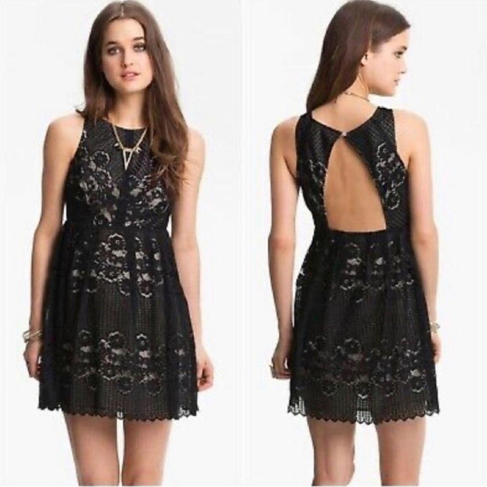 Free People Rocco Dress in Black Size 6 Cocktail‎ Party Dress